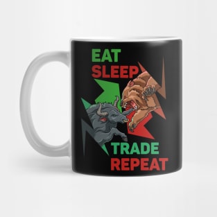 Trading Market Trend Bull Bear Forex Cryptocurrencies Stock Mug